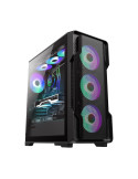 Кутия за компютър Gamemax SIEGE Black, EATX, Addressable RGB - GM-14100901687