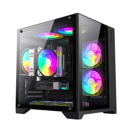 Кутия за компютър Gamemax Infinity Mini Black, mATX - GM-14100902041