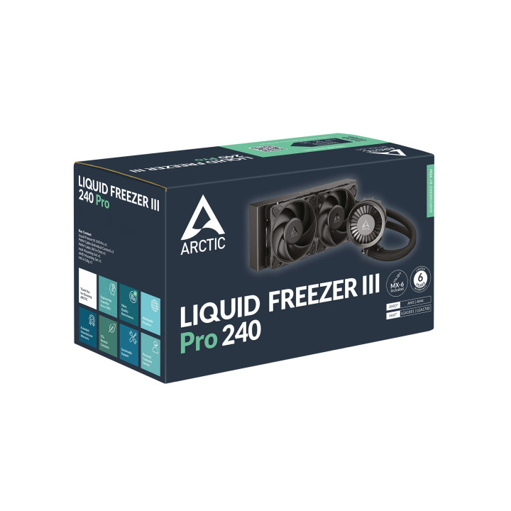 Водно охлаждане за процесор Arctic Liquid Freezer III 240 Pro Black - ACFRE00178A