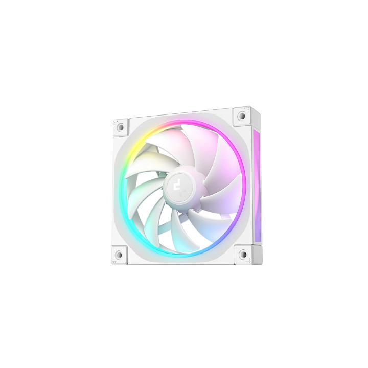 Комплект вентилатори DeepCool FL12 White, Fan Pack 3-in-1 3x120mm, Addressable RGB - R-FL12-WHAPN3-G