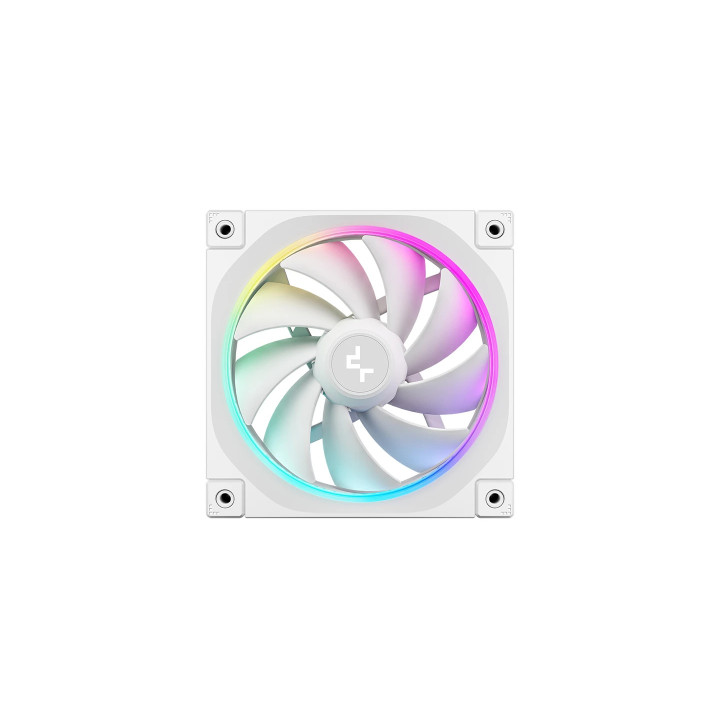 Комплект вентилатори DeepCool FL12 White, Fan Pack 3-in-1 3x120mm, Addressable RGB - R-FL12-WHAPN3-G