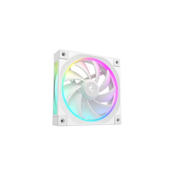 Комплект вентилатори DeepCool FL12 White, Fan Pack 3-in-1 3x120mm, Addressable RGB - R-FL12-WHAPN3-G