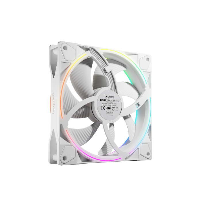 Вентилатор be quiet! LIGHT WINGS 140mm PWM Reverse White - BL135