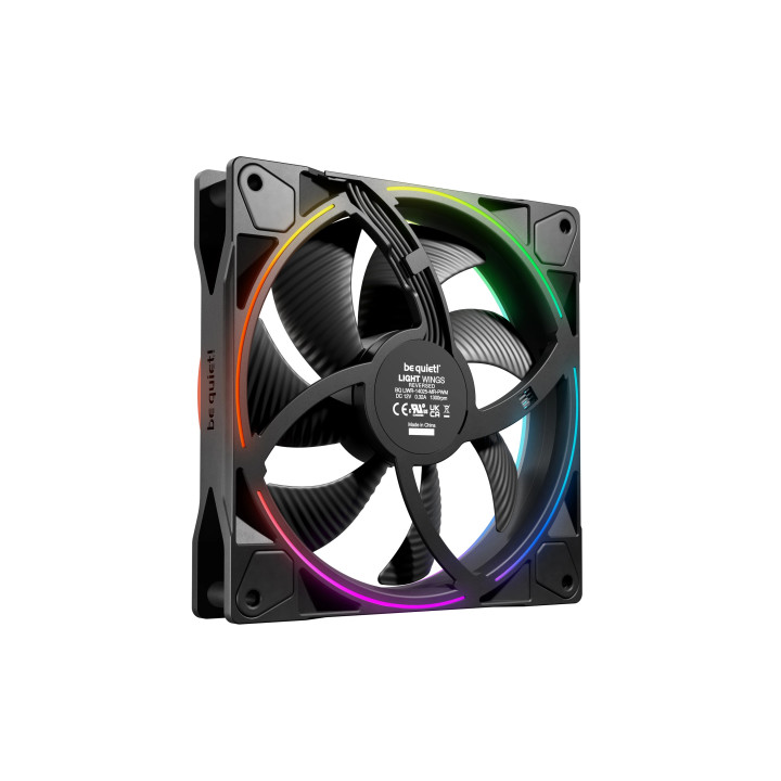 Вентилатор be quiet! LIGHT WINGS 140mm PWM Reverse Black - BL134
