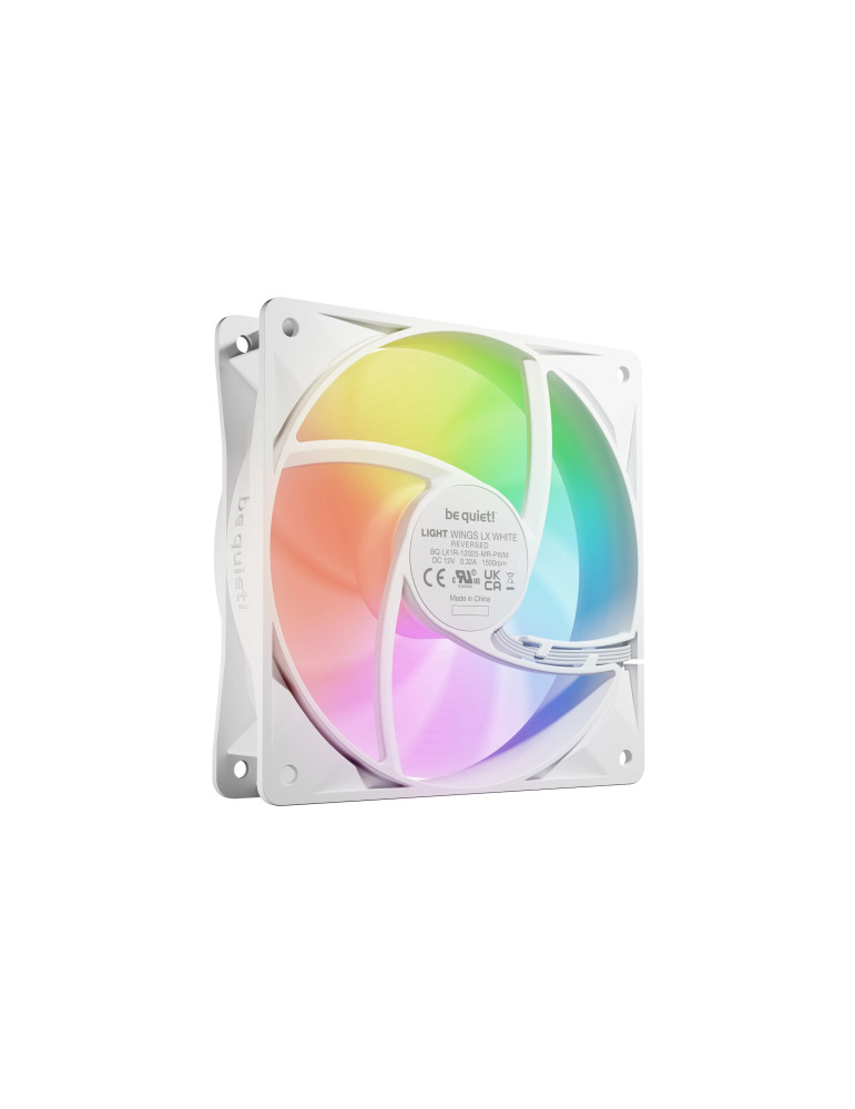 Вентилатор be quiet! LIGHT WINGS LX 120mm PWM Reverse White - BL133