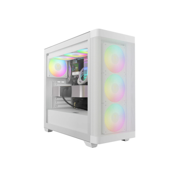 Геймърски компютър ION ATHENA M3 White ARGB с процесор AMD Ryzen 7 780