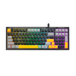 Геймърска клавиатура Marvo Soldat S50A, Rainbow, 98 keys - MARVO-K638A