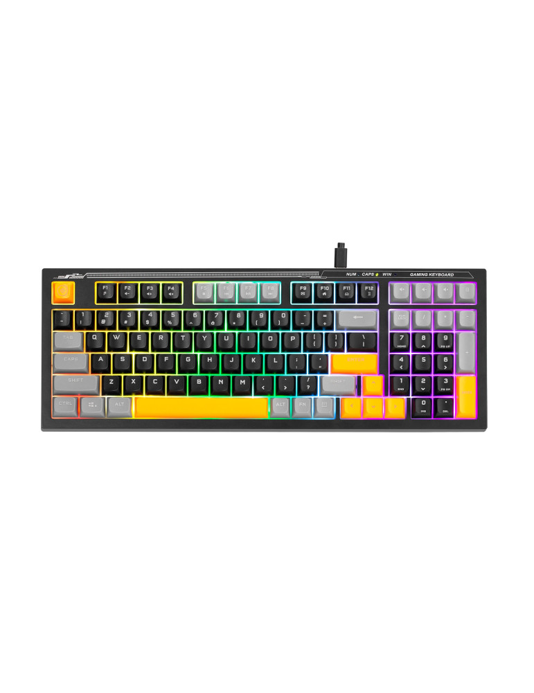 Геймърска клавиатура Marvo Soldat S50A, Rainbow, 98 keys - MARVO-K638A