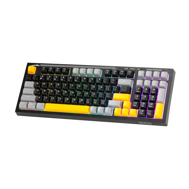 Геймърска клавиатура Marvo Soldat S50A, Rainbow, 98 keys - MARVO-K638A