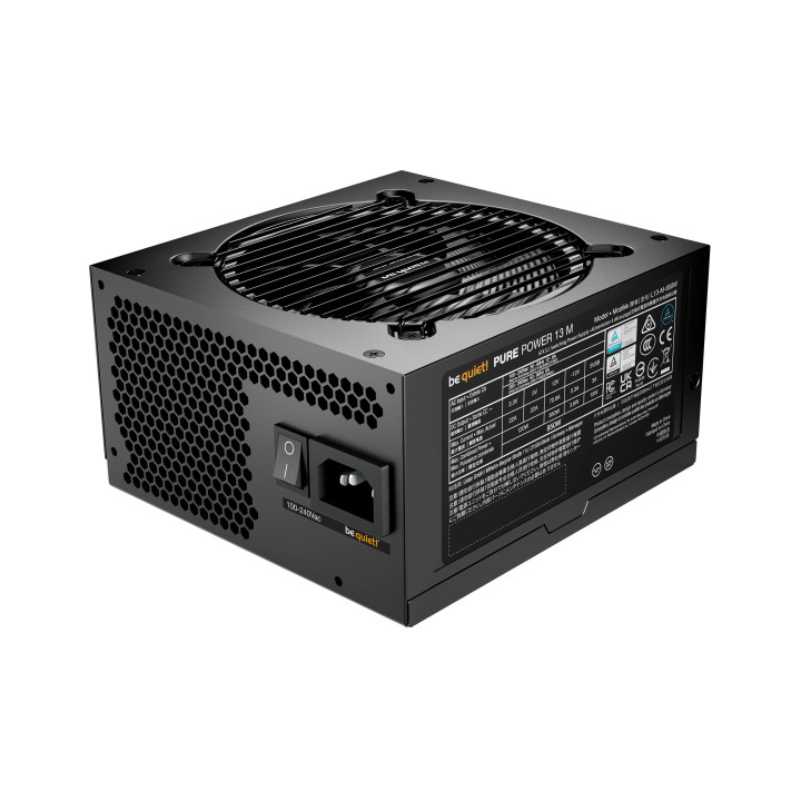 Захранване be quiet! Pure Power 13 M 850W, ATX 3.1, Gold - BP027EU