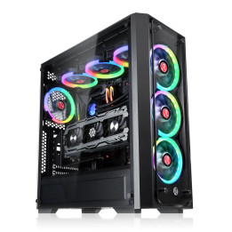 Кутия за компютър Raijintek PONOS TG4, EATX, 4бр. 120mm ARGB вентилатори, Tempered Glass - 0R20B00198