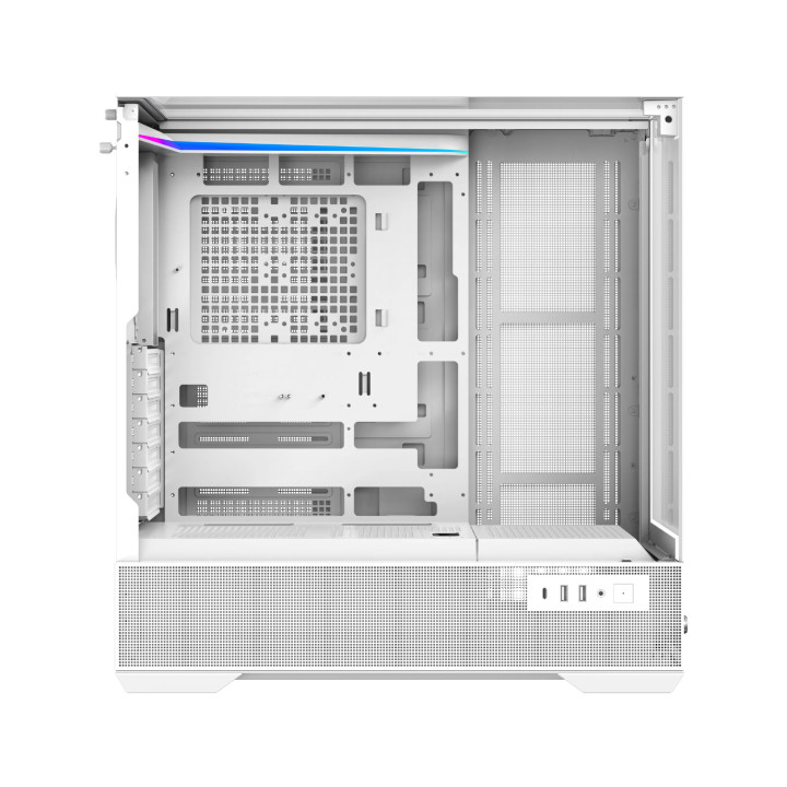 Кутия за компютър Xigmatek Vision Arctic, EATX, 7бр. ARGB вентилатори, LCD Display Panel, Smart Fan Control - EN45219
