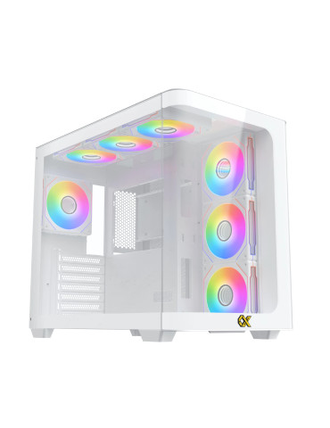 Кутия за компютър Xigmatek Pano Arctic, EATX, 7бр. ARGB вентилатори - EN44267