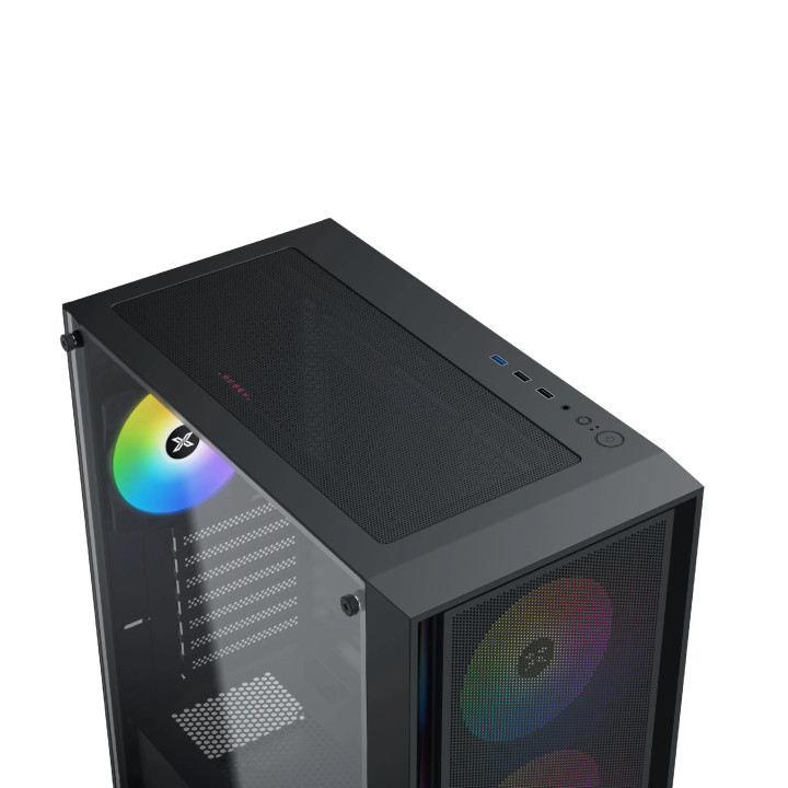 Кутия за компютър Xigmatek Gaming X II, ATX, 4бр. ARGB вентилатори - EN42850