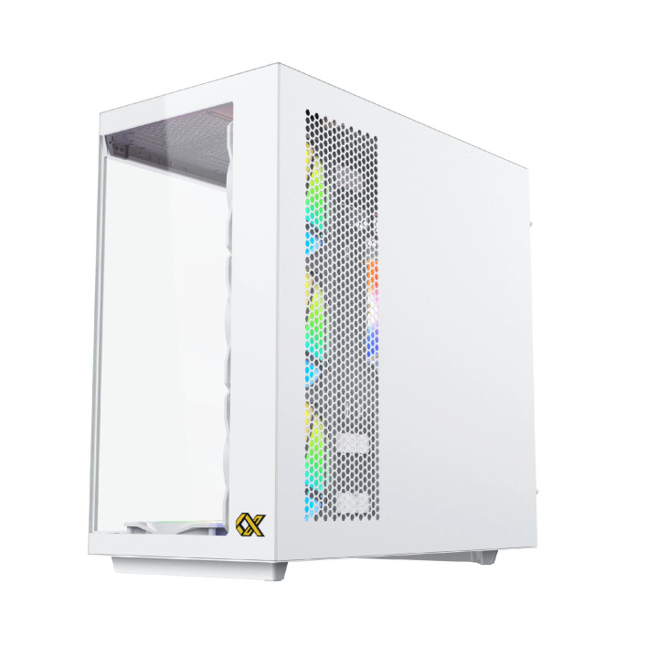 Кутия за компютър Xigmatek Cubi II Arctic, EATX, 7бр. ARGB вентилатори - EN45493