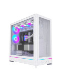 Кутия за компютър Montech HS01 PRO (W), ATX, 5бр. 120 mm ARGB вентилатори, USB-C, White - MONTECH-HS01-PRO-WH