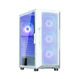 Кутия за компютър Zalman i3 NEO ARGB White, ATX, Mesh, aRGB, Tempered Glass - I3-NEO-ARGB-White