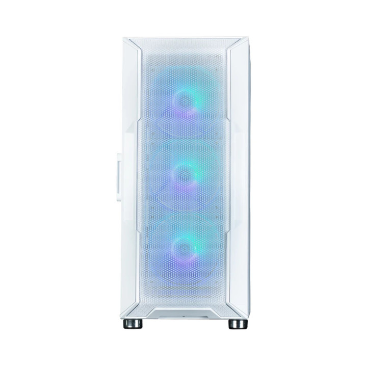 Кутия за компютър Zalman i3 NEO ARGB White, ATX, Mesh, aRGB, Tempered Glass - I3-NEO-ARGB-White
