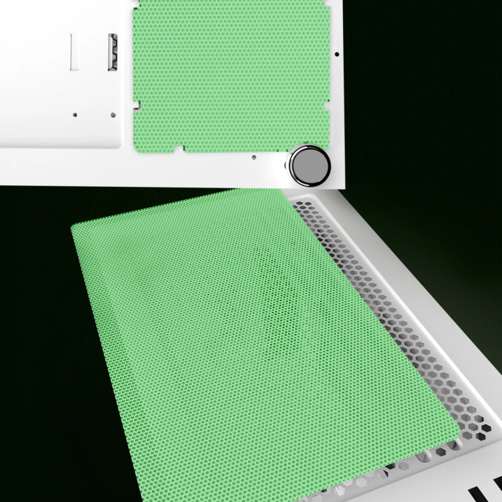 Кутия за компютър Zalman i3 NEO ARGB White, ATX, Mesh, aRGB, Tempered Glass - I3-NEO-ARGB-White