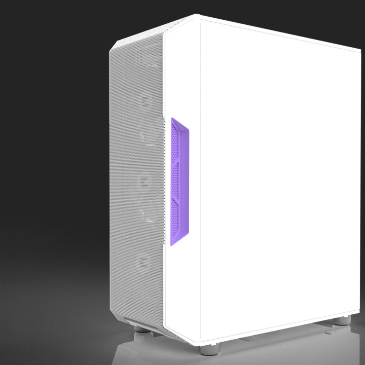 Кутия за компютър Zalman i3 NEO ARGB White, ATX, Mesh, aRGB, Tempered Glass - I3-NEO-ARGB-White