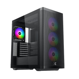 Кутия за компютър Xigmatek Osiris, EATX, Mesh, 4бр. 140 mm ARGB вентилатори - EN46803