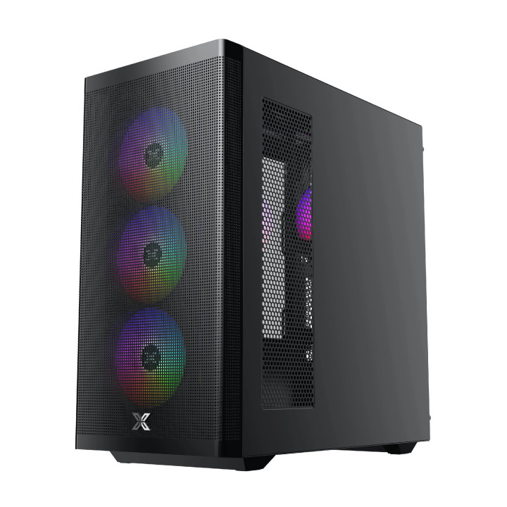 Кутия за компютър Xigmatek Osiris, EATX, Mesh, 4бр. 140 mm ARGB вентилатори - EN46803