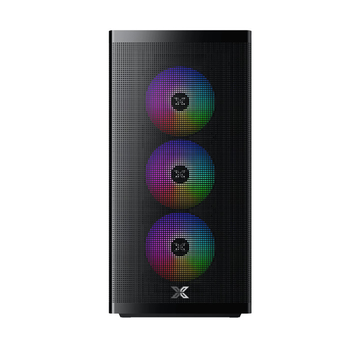 Кутия за компютър Xigmatek Osiris, EATX, Mesh, 4бр. 140 mm ARGB вентилатори - EN46803