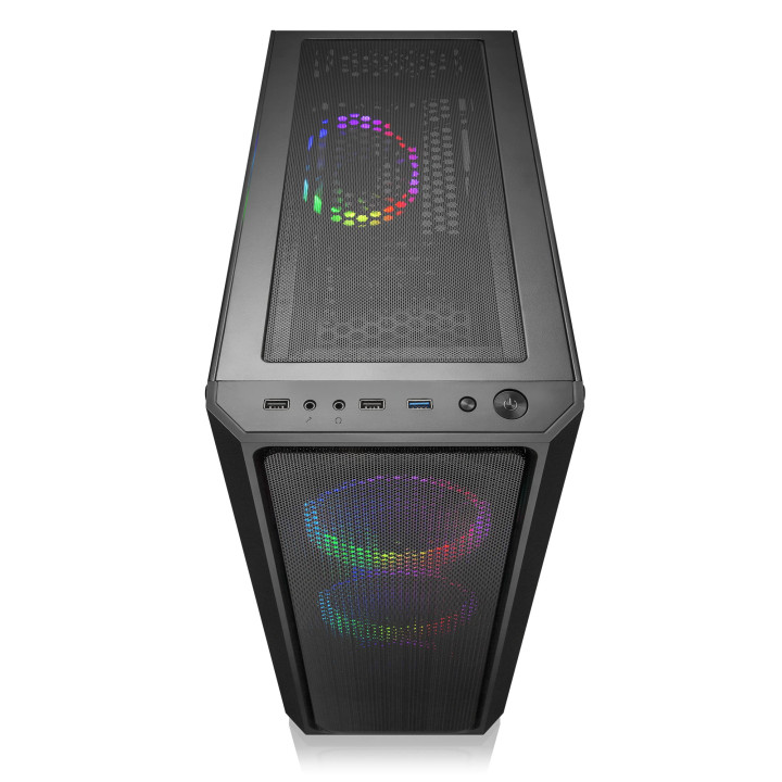 Кутия за компютър Raijintek PONOS MS4, EATX, 4бр. 120mm ARGB вентилатори, Mesh - 0R20B00197