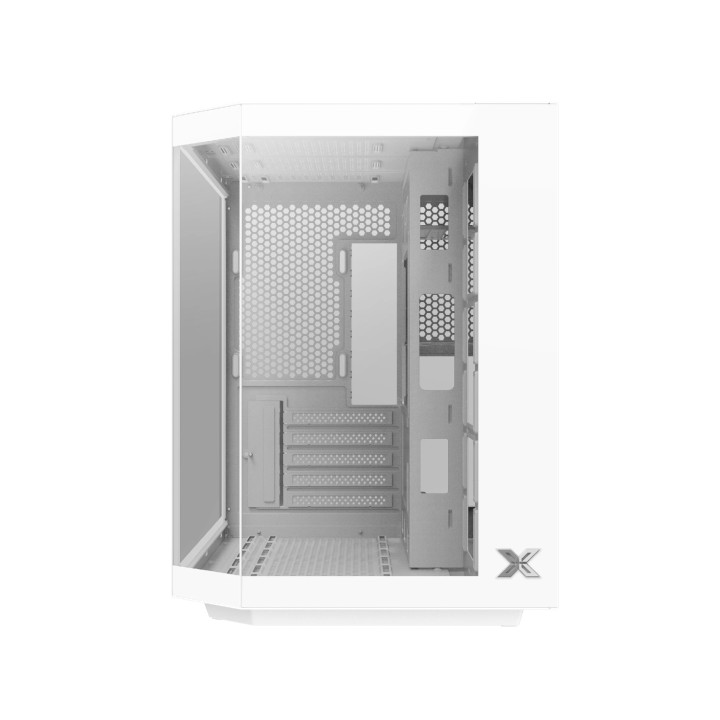 Кутия за компютър Xigmatek Cubi M Arctic, mATX, 6бр. ARGB вентилатори - EN42805