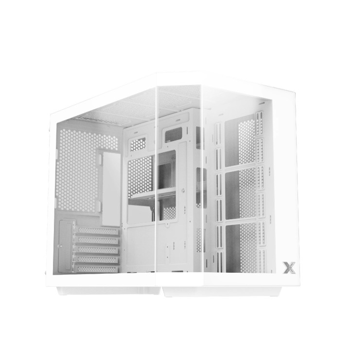 Кутия за компютър Xigmatek Cubi M Arctic, mATX, 6бр. ARGB вентилатори - EN42805