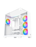Кутия за компютър Xigmatek AQUA V ARCTIC, ATX, 7бр. ARGB вентилатори - EN45813