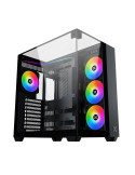 Кутия за компютър Xigmatek AQUA V, ATX, 7бр. ARGB вентилатори - EN45806