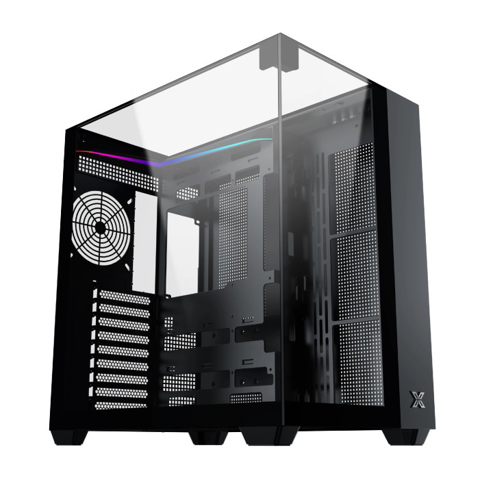 Кутия за компютър Xigmatek AQUA V, ATX, 7бр. ARGB вентилатори - EN45806