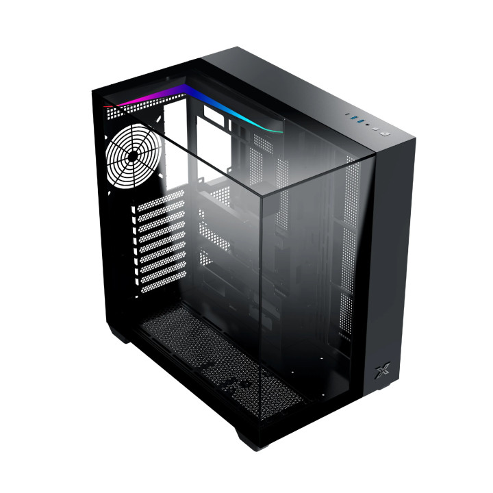 Кутия за компютър Xigmatek AQUA V, ATX, 7бр. ARGB вентилатори - EN45806