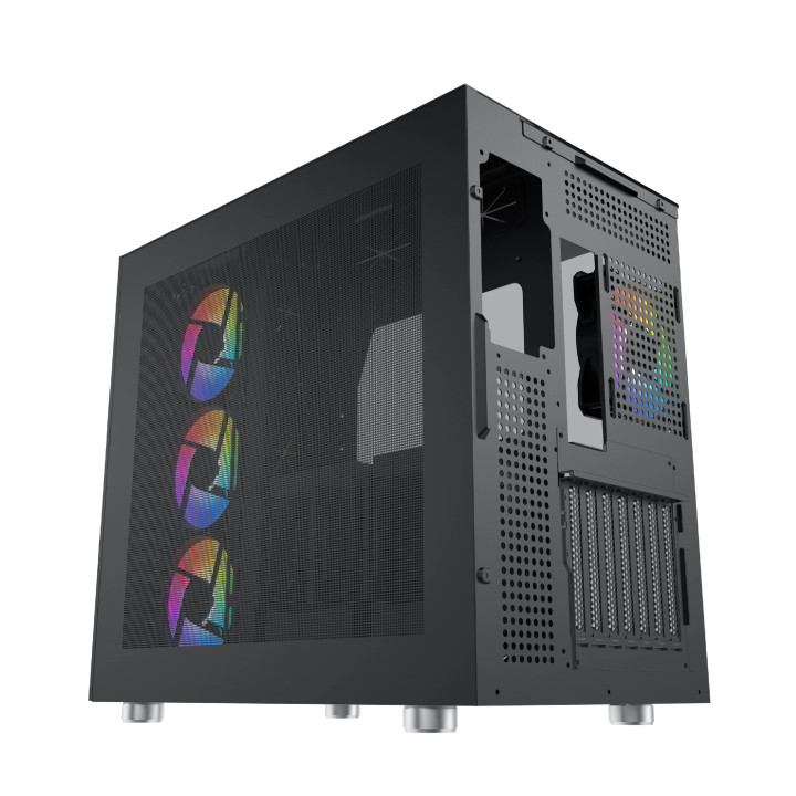 Кутия за компютър Xigmatek AQUA ULTRA, EATX, 7бр. ARGB вентилатори - EN40672