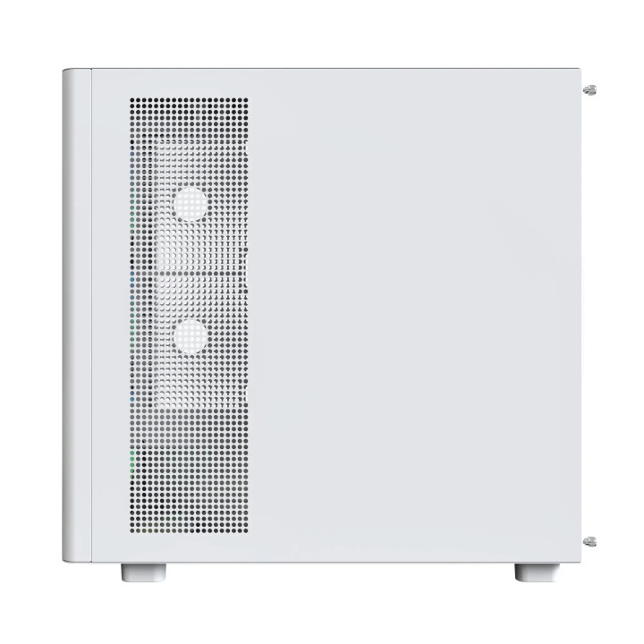 Кутия за компютър Montech XR Wood (W), ATX, 4бр. 120 mm ARGB вентилатори, Wood, USB-C, White - MONTECH-XR-W-WH