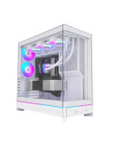 Кутия за компютър Montech HS02 PRO (W), ATX, 5бр. 120 mm ARGB вентилатори, USB-C, Black - MONTECH-HS02-PRO-WH