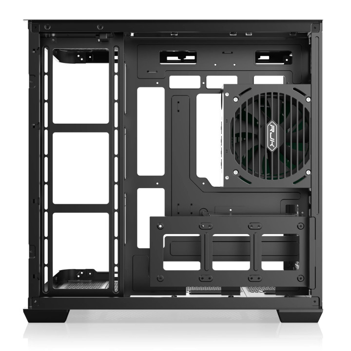 Кутия за компютър Raijintek ATREUS BT7 Black, EATX, 7бр. 120 mm Infinity Mirror ARGB вентилатори included - 0R20B00258