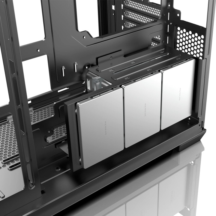 Кутия за компютър Raijintek ATREUS BT7 Black, EATX, 7бр. 120 mm Infinity Mirror ARGB вентилатори included - 0R20B00258