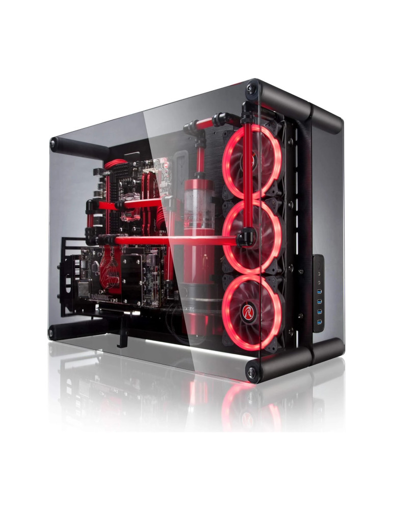 Кутия за компютър Raijintek PAEAN, ATX, Open Frame, Dual Chamber, Bench Table, Aluminum - 0R200062