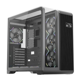 Кутия за компютър 1stPlayer RT7 Black, ATX, LED display - RT7-Black