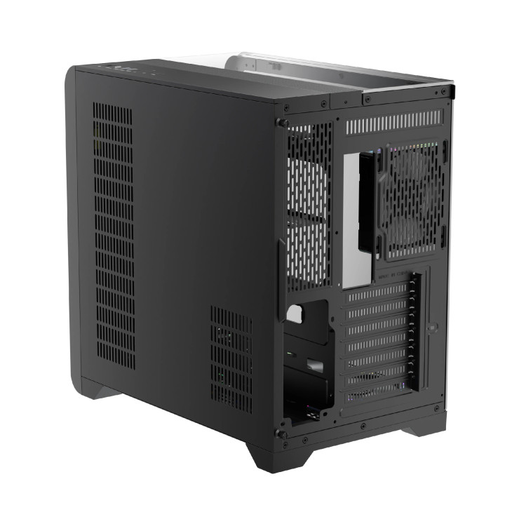 Кутия за компютър 1stPlayer RT7 Black, ATX, LED display - RT7-Black