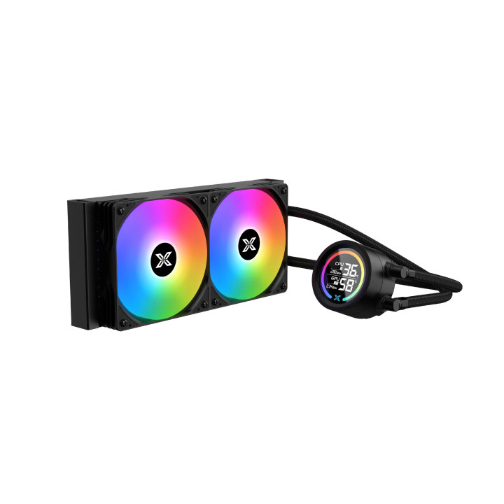 Водно охлаждане за процесор Xigmatek LK 240 Digital, LED Display, A-RGB - EN45929