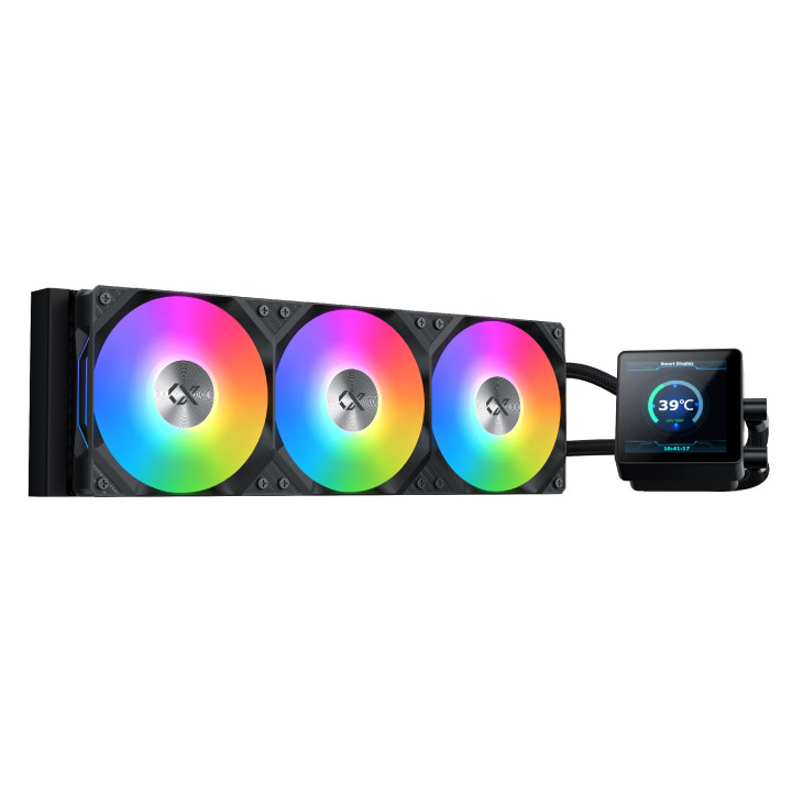 Водно охлаждане за процесор Xigmatek Connect 360, LED Display, A-RGB - EN45233