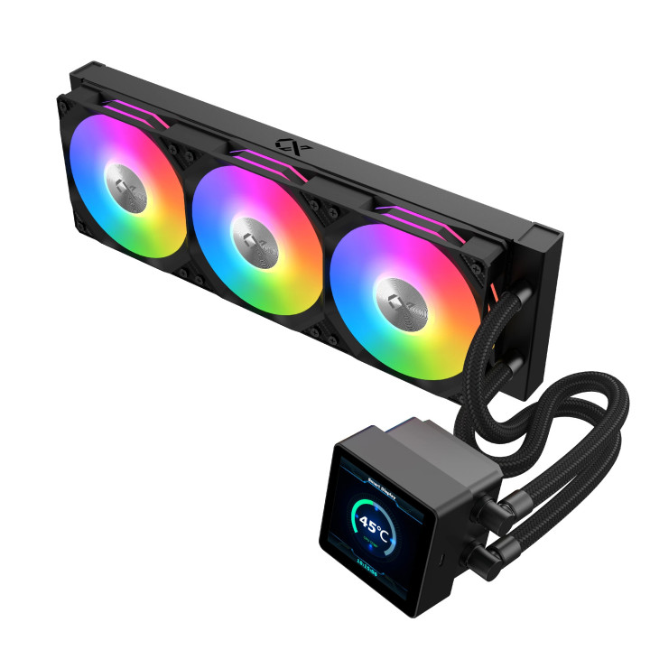 Водно охлаждане за процесор Xigmatek Connect 360, LED Display, A-RGB - EN45233