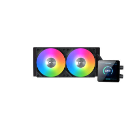 Водно охлаждане за процесор Xigmatek Connect 240, LED Display, A-RGB - EN45257
