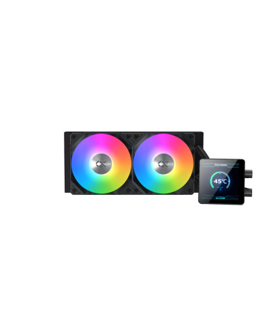 Водно охлаждане за процесор Xigmatek Connect 240, LED Display, A-RGB - EN45257