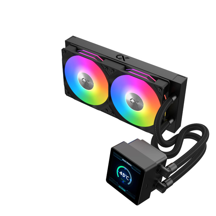 Водно охлаждане за процесор Xigmatek Connect 240, LED Display, A-RGB - EN45257