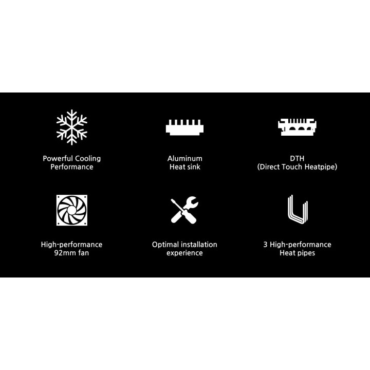 Охладител за процесор Zalman CNPS4X Black V2, LGA1851/AM5 - CNPS4X-BK-V2