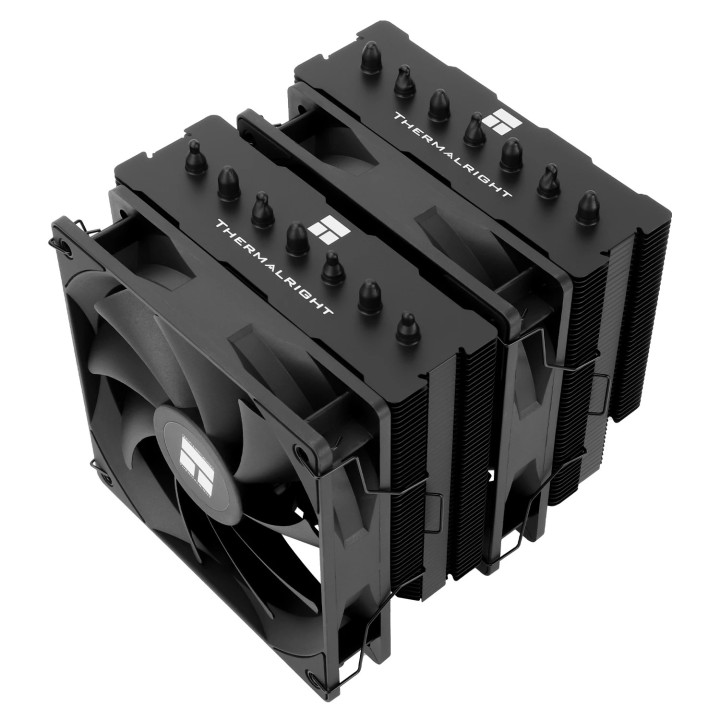 Охладител за процесор Thermalright Phantom Spirit 120 SE Black, Dual-Tower, LGA1851/LGA1700/AM5 - PHANTOM-SPIRIT-120-SE-BLK